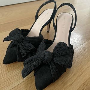 NEVER BEEN WORN Loeffler Randall Sylvana Slingback Pumps - Black 7.5